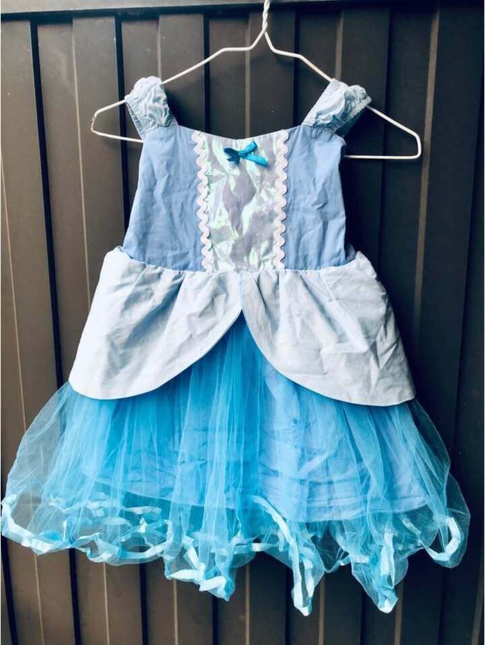 Ghnatygren Blue Princess Cinderella Dress Tulle Skirt Toddler Girls Costume 2–3T